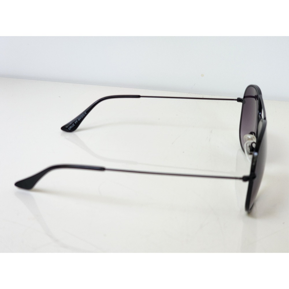 DIFF Eyewear Cruz Aviator Sunglasses Black Purple Gradient Lens FF-BKGG-6 Case - Picture 5 of 7